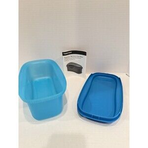 NEW Blue Tupperware Microwave Pasta Maker, specifically model 6775A-2- 8 Cups